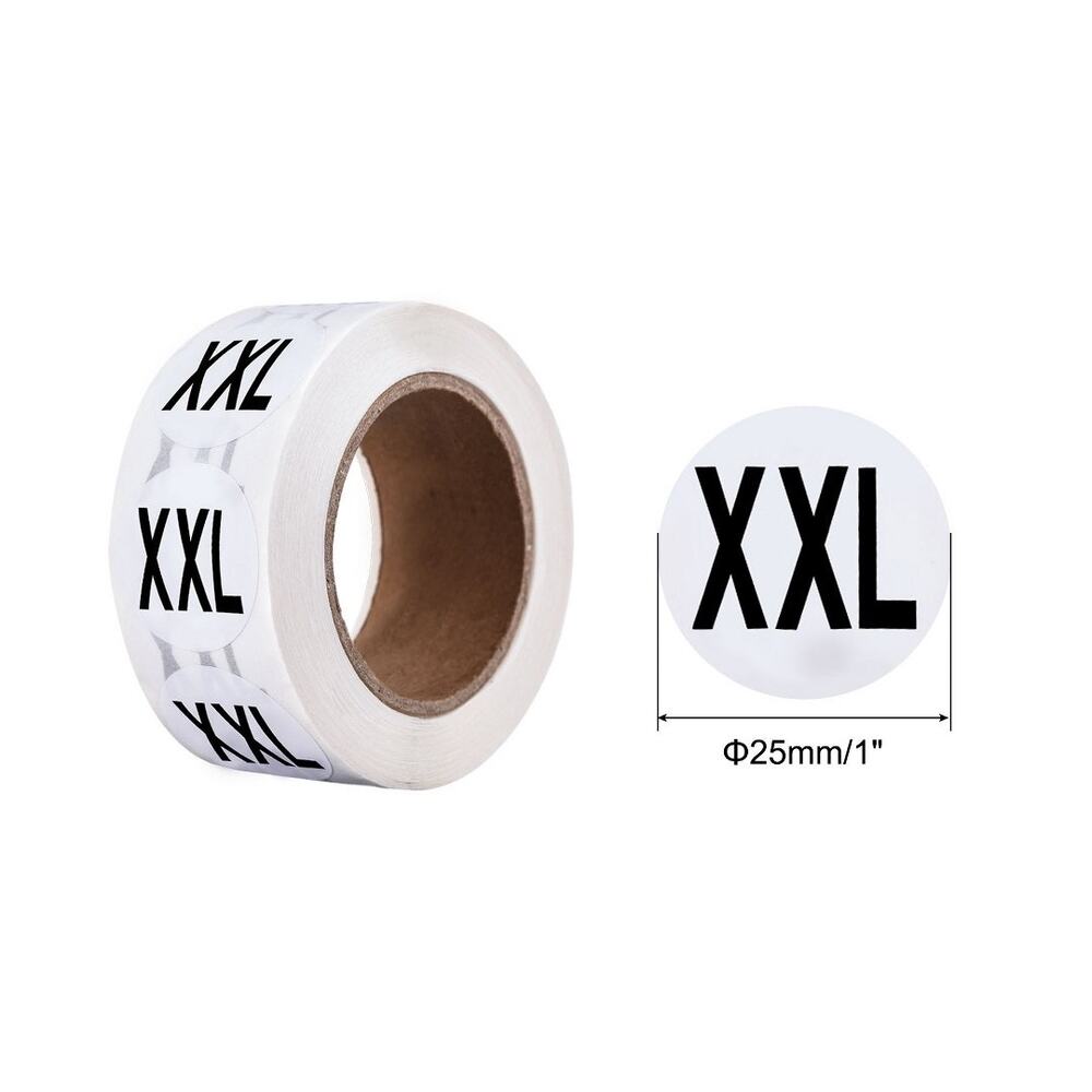 x120 "Thank you" BLACK sticker shipping supplies‎